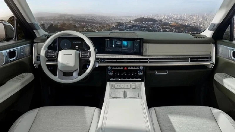 Hyundai Santafe 2024 có nội thất tinh tế, sang trọng