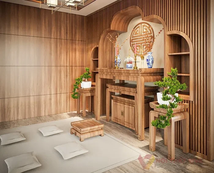 Cùng Nội thất Viva phân biệt các mẫu bàn thờ gỗ thịnh hành nhất hiện nay