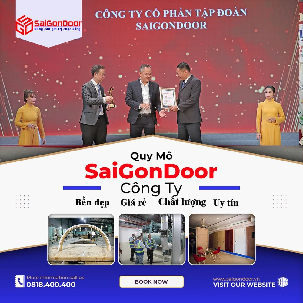 Sài Gòn Door cung cấp dòng cửa gỗ, cửa nhựa, cửa thép, cửa chống cháy