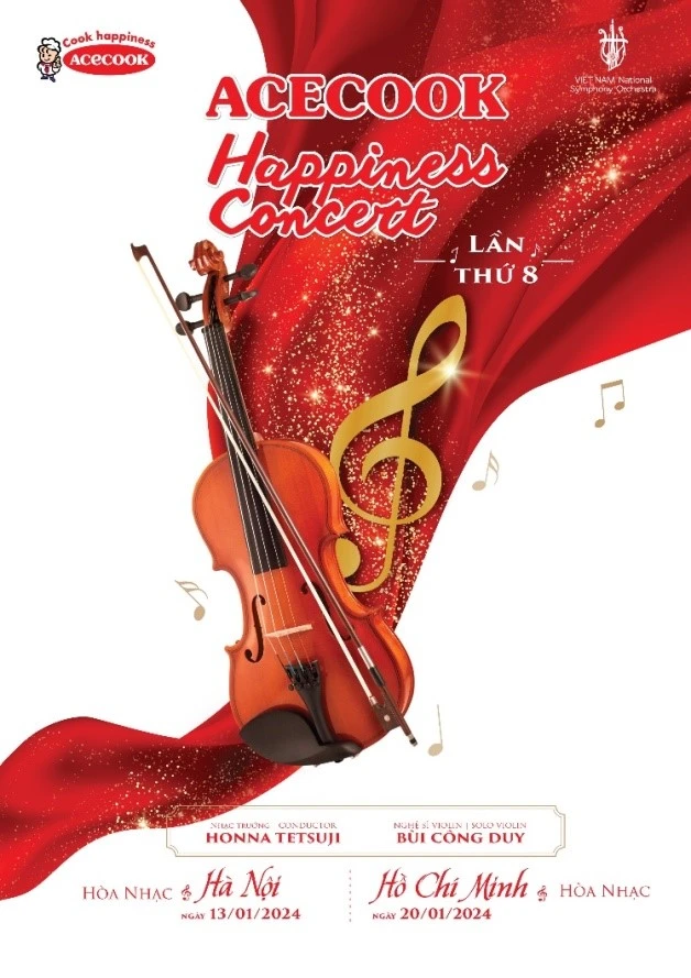 Hòa nhạc giao hưởng ‘Acecook Happiness Concert’ với chủ đề ‘Thanh âm Hạnh phúc’
