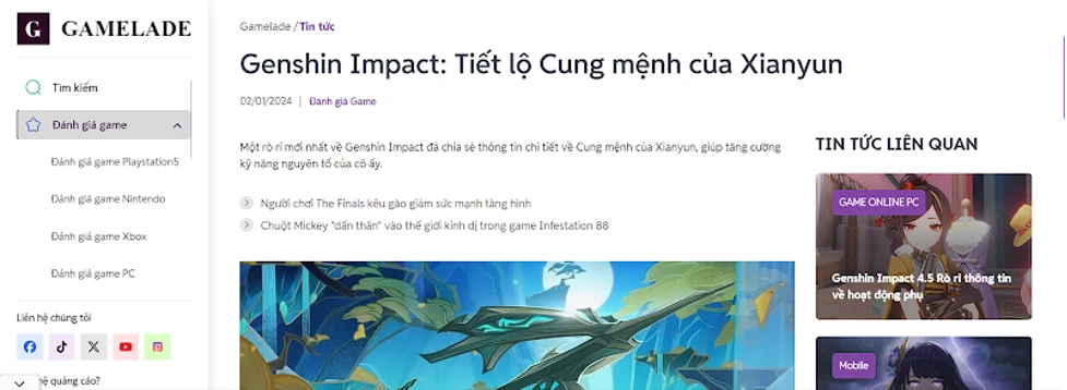 Gamelade - Cẩm nang game online PC hấp dẫn