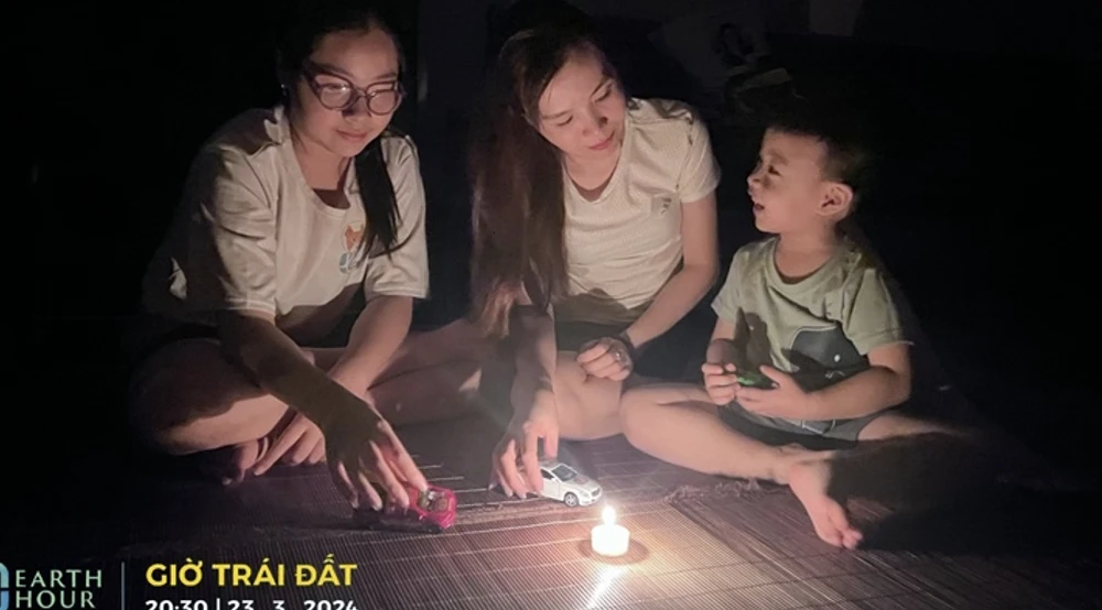 Công ty Nhiệt điện Mông Dương hưởng ứng chiến dịch Giờ trái đất năm 2024