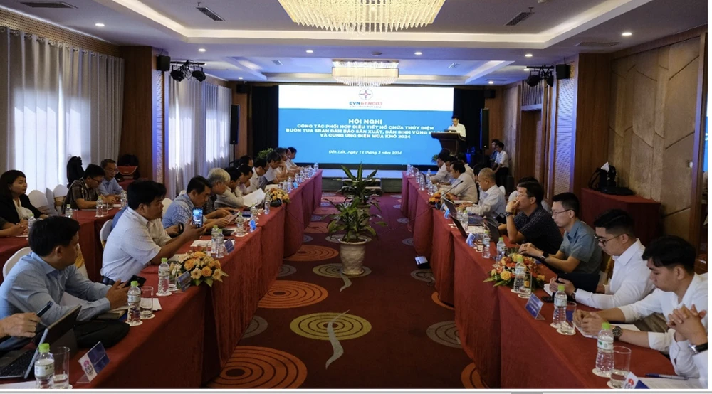 Điều tiết hồ chứa Thủy điện Buôn Tua Srah, đảm bảo sản xuất và cung ứng điện mùa khô