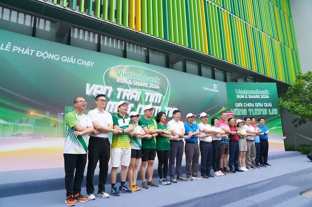 Giải chạy “Vietcombank Run & Share 2024: Vạn trái tim - Một niềm tin” tiếp tục đóng góp cho quỹ “Vững tương lai”