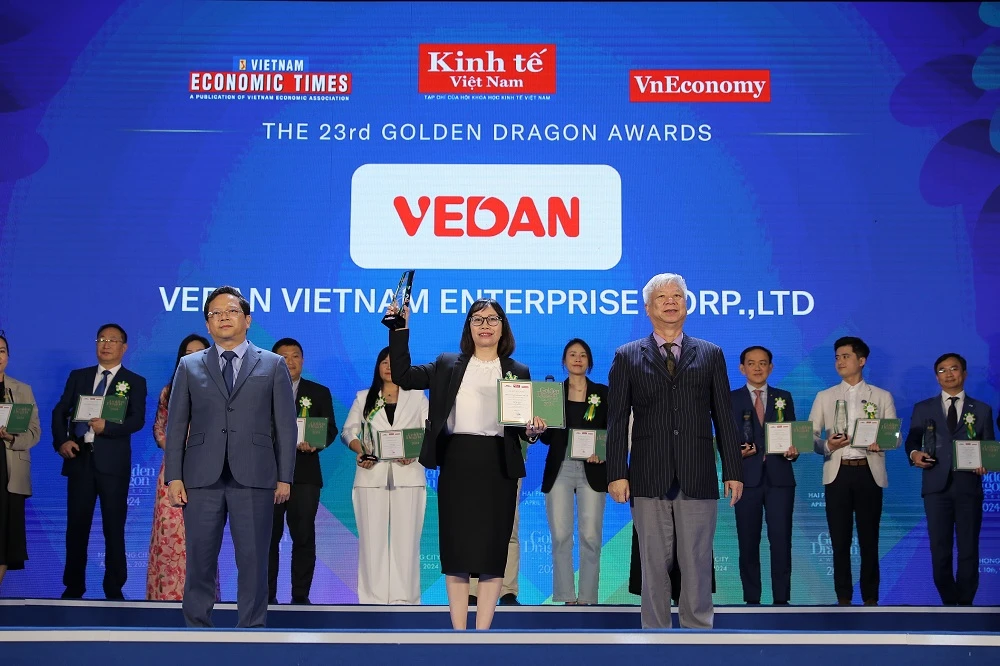 Vedan Việt Nam lần thứ 3 được vinh danh tại giải thưởng Rồng Vàng 2024
