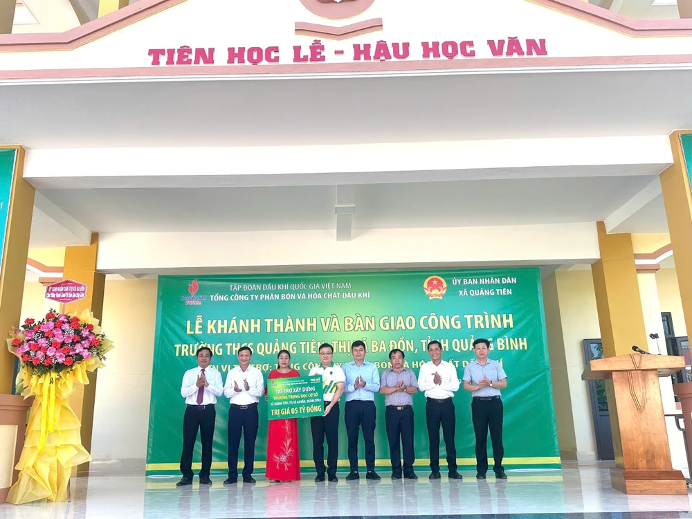 PVFCCo đồng hành cùng sự phát triển giáo dục
