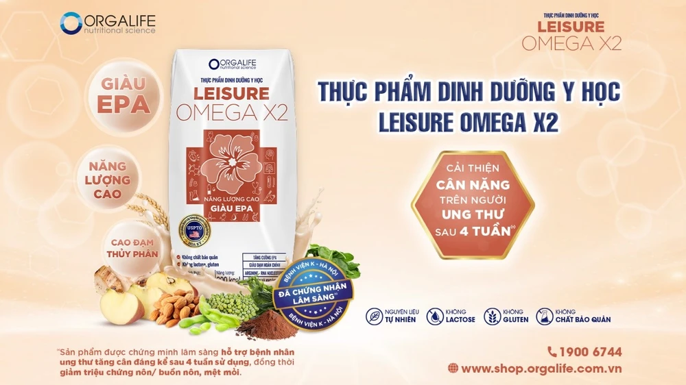 Leisure Omega X2 – Giải pháp dinh dưỡng hỗ trợ cho người bệnh ung thư