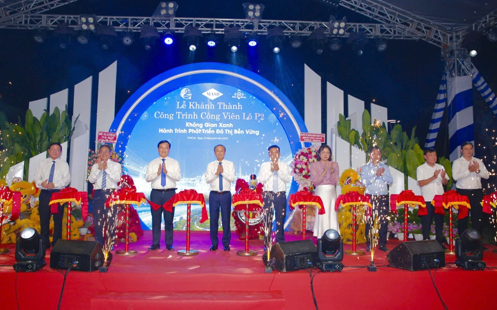 Công viên P2 đi vào hoạt động: Dấu ấn xanh giữa lòng đô thị Phú Mỹ Hưng