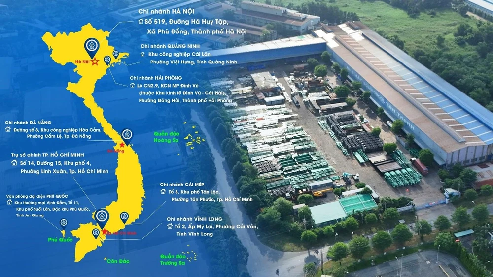 Tân Thanh Container sở hữu mạng lưới chi nhánh trải dài khắp 3 miền đất nước.