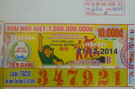 tranh chấp vé số