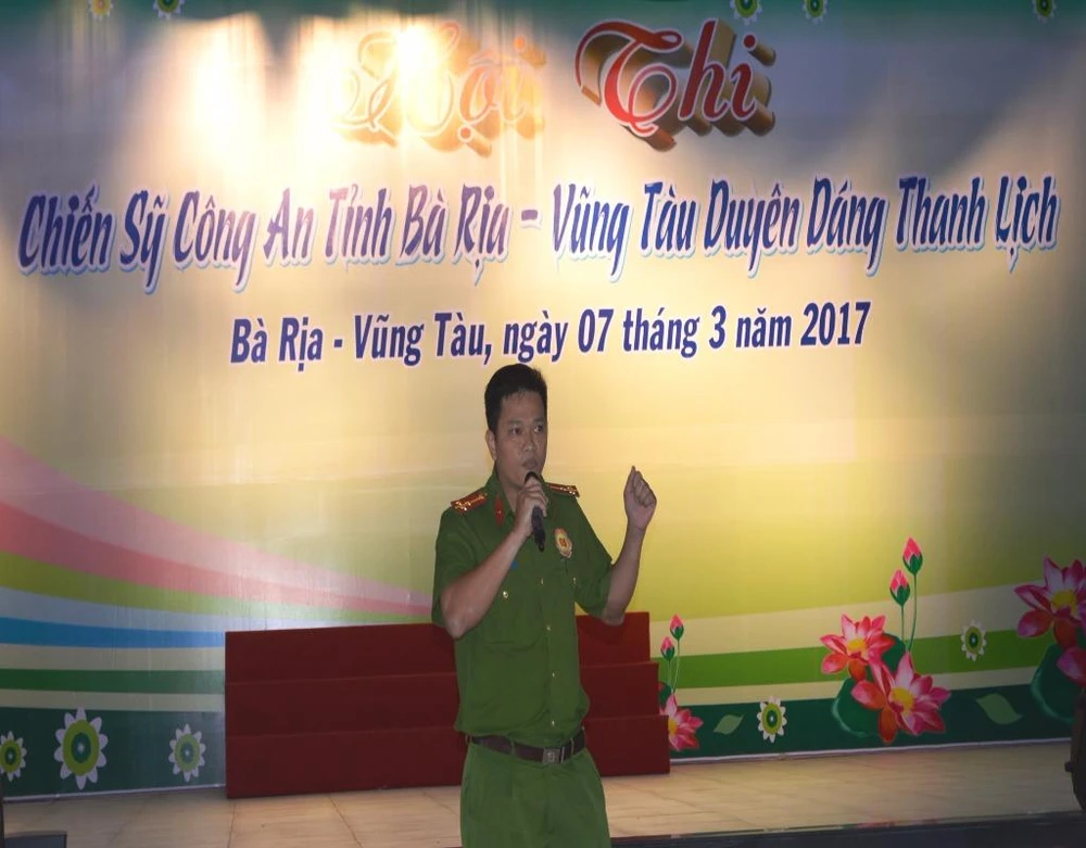 Phần thuyết trình của đại diện Đội Cảnh sát