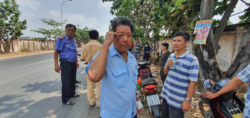 Thực nghiệm vụ lái xe tông bị thương 2 công an ở Vũng Tàu ảnh 1