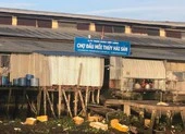 An Giang: Chợ đầu mối xả thải trực tiếp ra sông Hậu