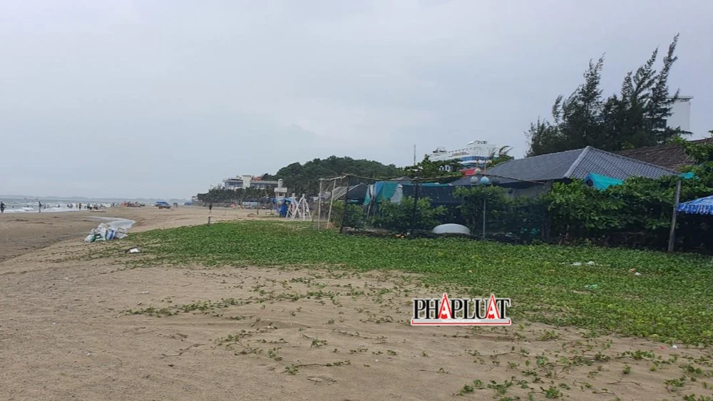 Một góc KDL An Bình trên phần đất bãi bồi được thuê 50 năm-Ảnh:TK