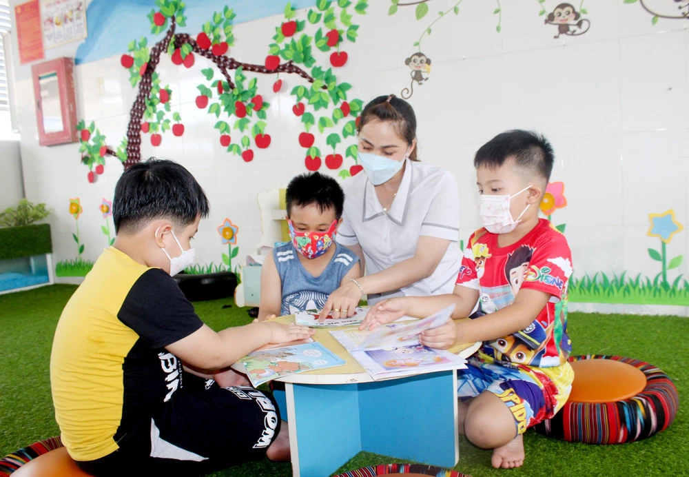 Học sinh các cấp tại tỉnh Bà Rịa-Vũng Tàu đều được quan tâm, có chính sách hỗ trợ hoặc miễn 100% học phí trong năm học 2022-2023. Ảnh: MT