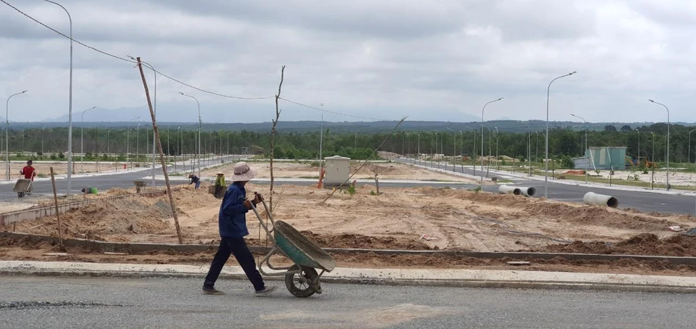 Dự án xây dựng cơ sở hạ tầng khu tái định cư phục vụ di dời các hộ đang cư trú, canh tác trong khu bảo tồn thiên nhiên Bình Châu- Phước Bửu ra khỏi rừng giai đoạn 2018 -2022. Ảnh:TK