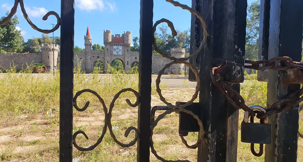 Hạng mục khu vui chơi giải trí tại KDL Vũng Tàu Paradise đầu tư dở dang, bỏ không nhiều năm. Ảnh:TK