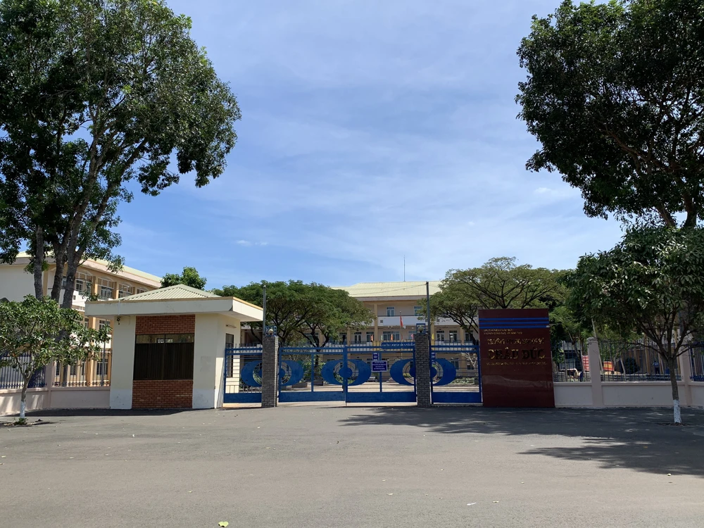 Trường THCS Châu Đức, huyện Châu Đức, tỉnh Bà Rịa-Vũng Tàu. Ảnh: ĐT Trường THCS Châu Đức, huyện Châu Đức, tỉnh Bà Rịa-Vũng Tàu. Ảnh: ĐT