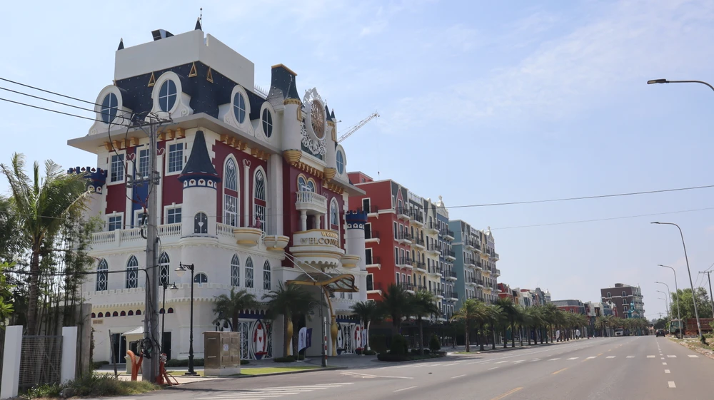 Một hạng mục thuộc dự án du lịch trên cung đường ven biển Vũng Tàu-Bình Châu. Ảnh:TK