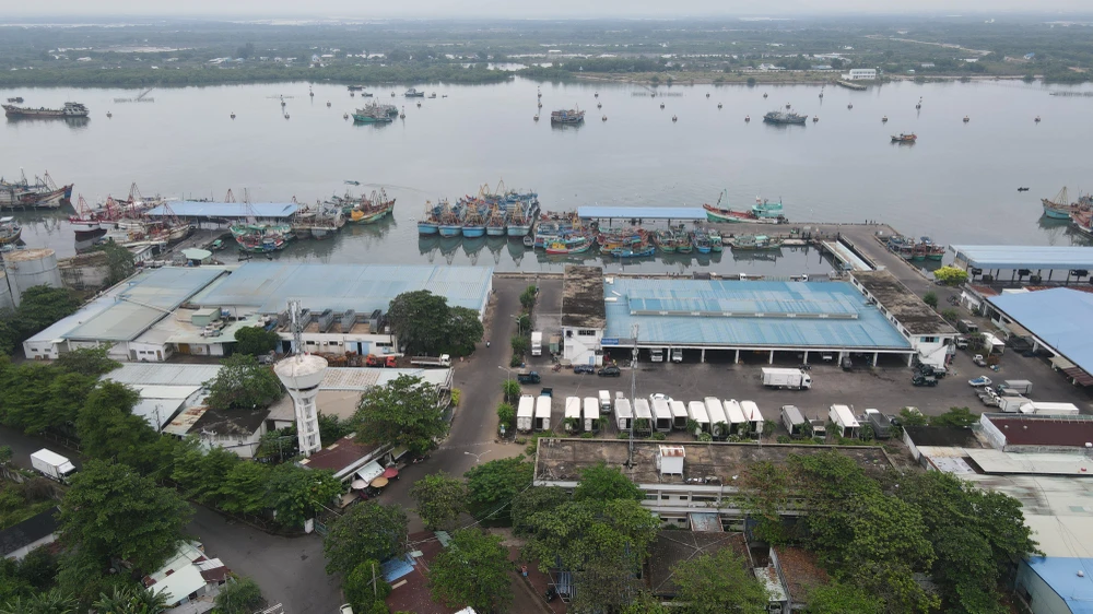 Một góc cảng Cát Lở, phường 11, TP Vũng Tàu. Ảnh; KN