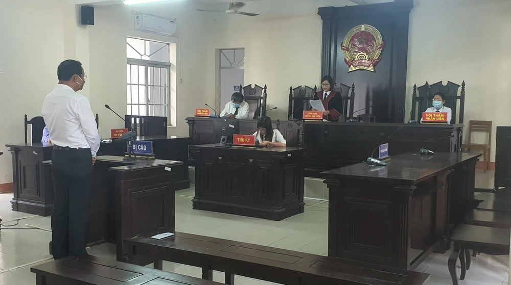 HĐXX tuyên án chiều 16-3. Ảnh: TK