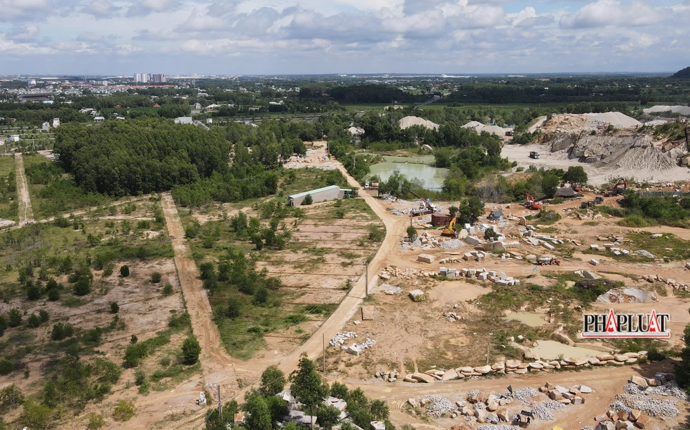 Tỉnh Bà Rịa-Vũng Tàu sẽ xem xét điều chỉnh, công bố lại KLTT về khoáng sản. (Ảnh một điểm mỏ tại BR-VT). Ảnh:KN