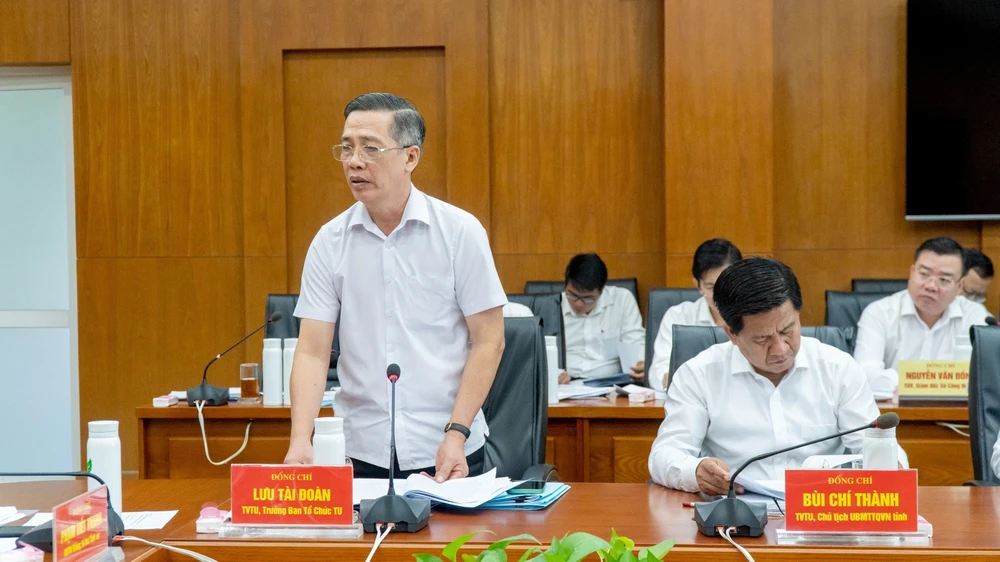 Đại biểu đóng góp ý kiến cho Quy hoạch tỉnh. Ảnh: MT