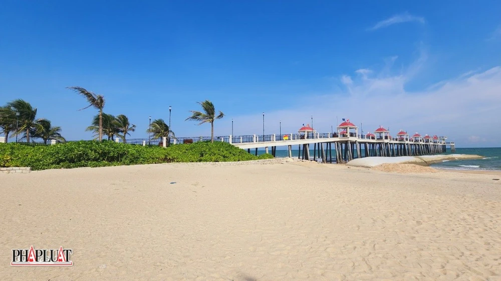 Khu vực cầu Ngắm biển tại The Hamptons Hồ Tràm. Ảnh: TK Khu vực cầu Ngắm biển tại The Hamptons Hồ Tràm. Ảnh: TK