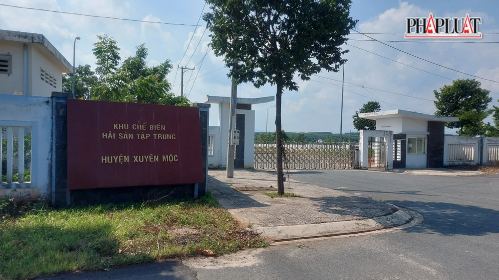 Cụm công nghiệp chế biến hải sản Bình Châu (xã Bình Châu, huyện Xuyên Mộc). Ảnh: TK