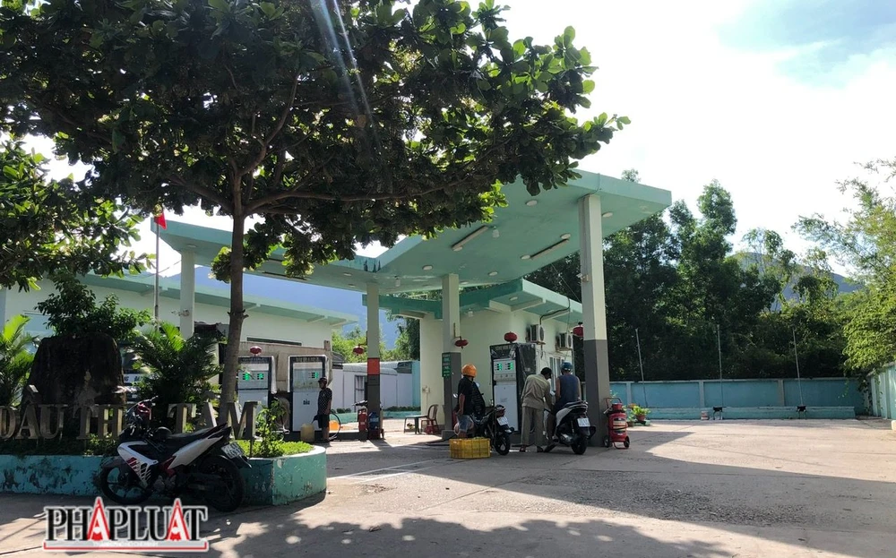 Cửa hàng xăng dầu Thu Tâm tại huyện Côn Đảo. Ảnh: CM