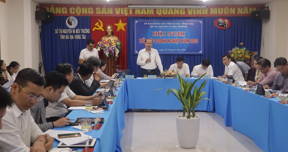 Sở TN&amp;MT tỉnh Bà Rịa-Vũng Tàu đã và đang tiếp nhận và xử lý nhiều kiến nghị của DN, nhà đầu tư. Ảnh: TK