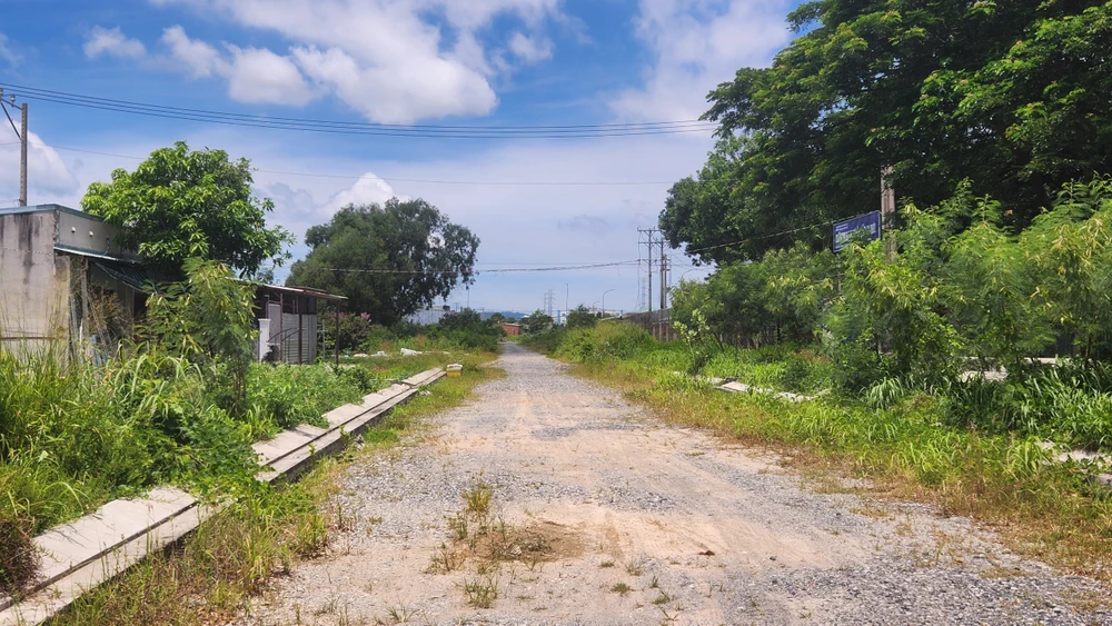 Dự án khu tái định cư Tây Bắc A3, TP.Vũng TÀu là dự án chậm kéo dài nhiều năm. Ảnh: TK