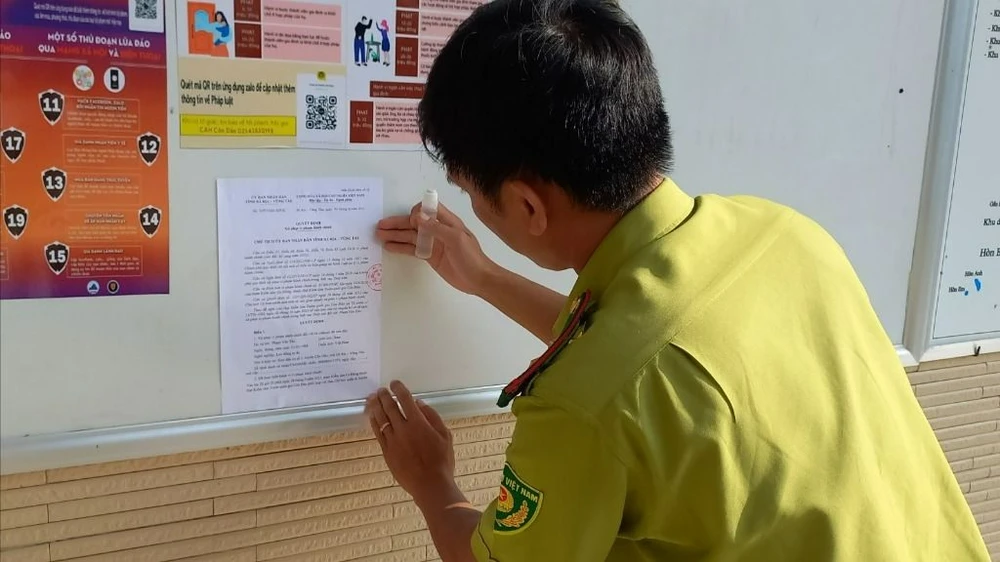 Hạt Kiểm lâm VQG Côn Đảo đề nghị xác minh thu nhập người bị phạt 137 triệu nhưng né tránh, chưa nộp phạt