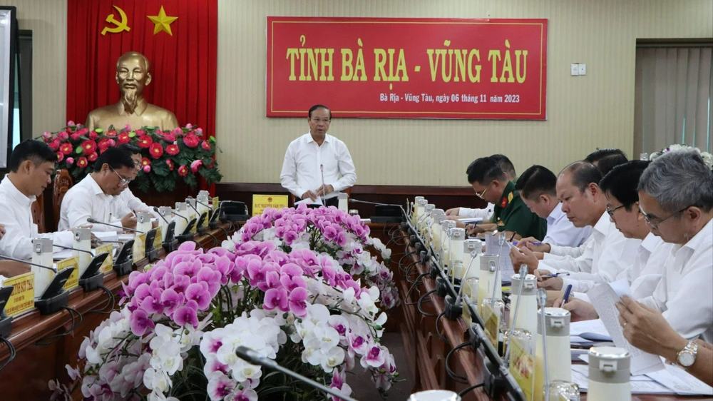 Ông Nguyễn Văn Thọ, Chủ tịch UBND tỉnh Bà Rịa- Vũng Tàu