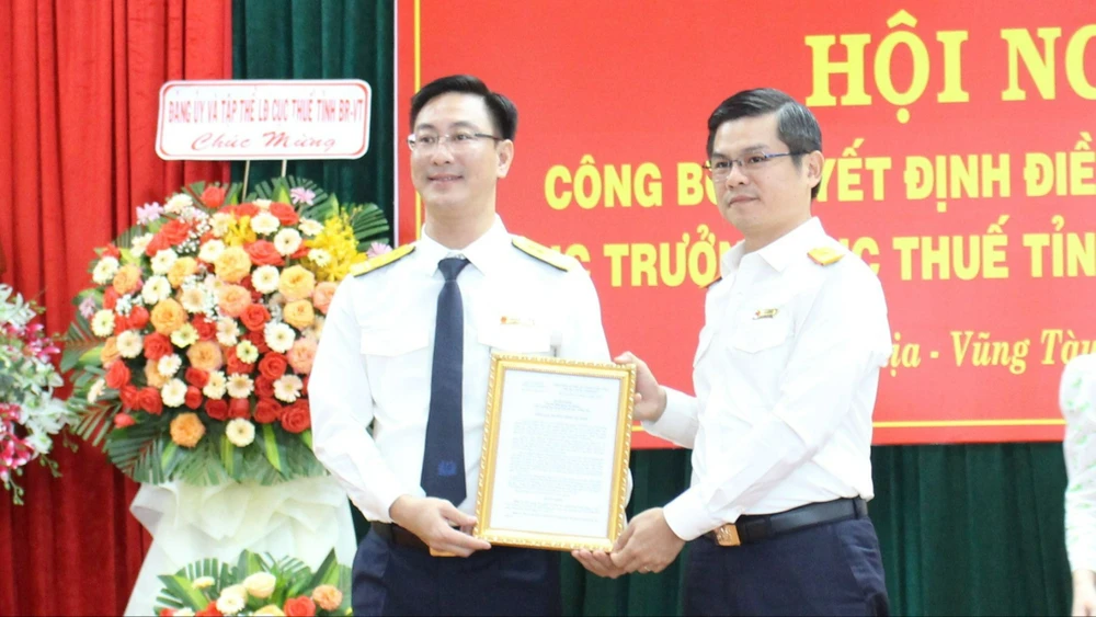 Cục Thuế Bà Rịa- Vũng Tàu có tân Cục trưởng