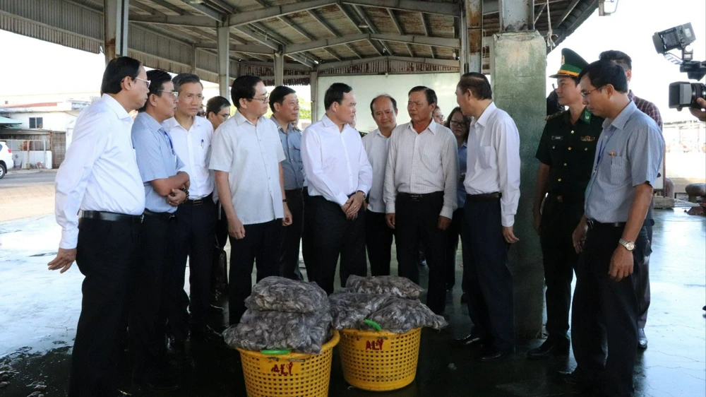 Phó Thủ tướng Chính phủ Trần Lưu Quang: Sẽ “phạt nguội” các tàu cá vi phạm IUU như CSGT phạt trên đường bộ