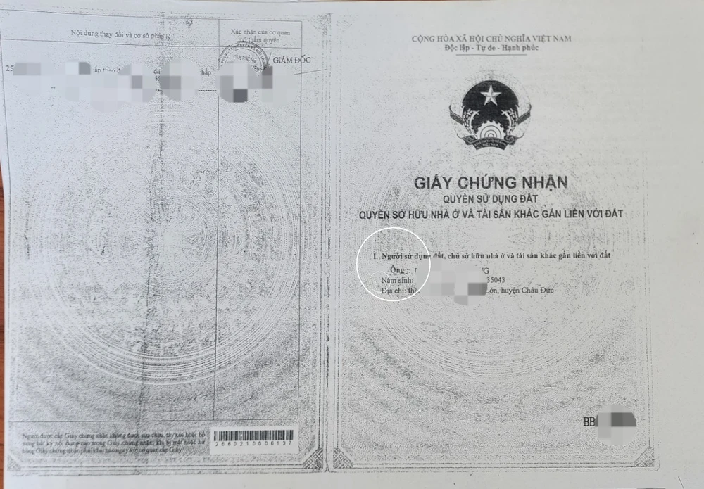 Tòa chuyển công an xác minh 1 vụ có dấu hiệu sửa giấy chứng nhận để bán đất