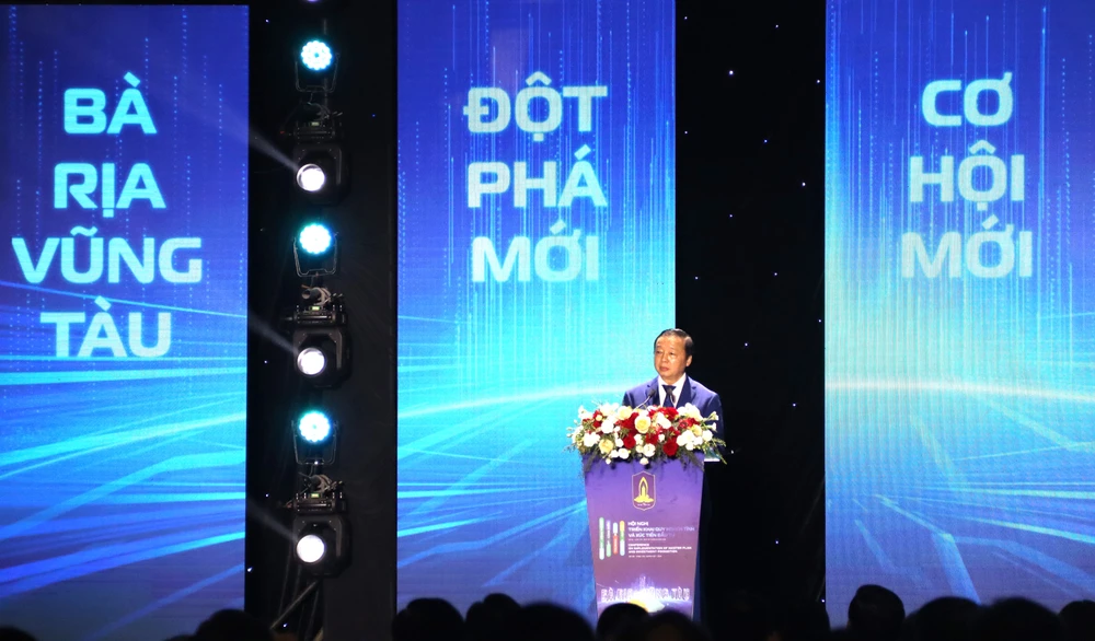 Phó Thủ tướng Trần Hồng Hà: Bà Rịa- Vũng Tàu sẽ là trung tâm của ngành công nghiệp năng lượng tái tạo