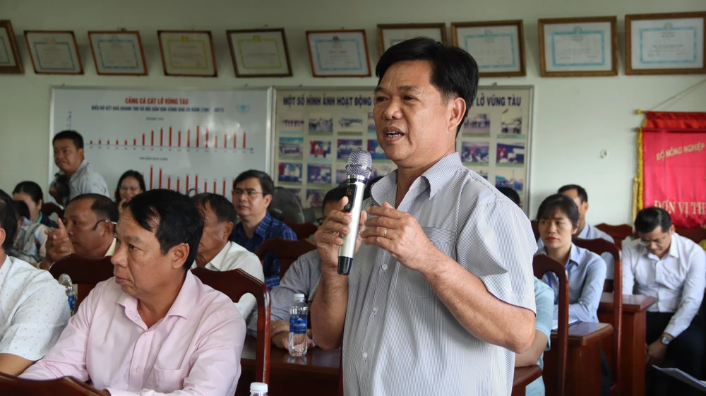 Bộ trưởng Bộ NN&PTNT Lê Minh Hoan kiểm tra chống khai thác IUU tại Bà Rịa- Vũng Tàu