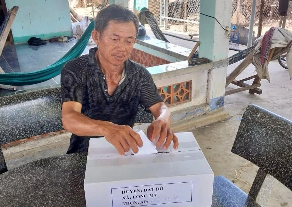 Bà Rịa- Vũng Tàu: Hơn 98% cử tri tham gia lấy ý kiến đồng ý tên gọi huyện Long Đất sau khi sáp nhập