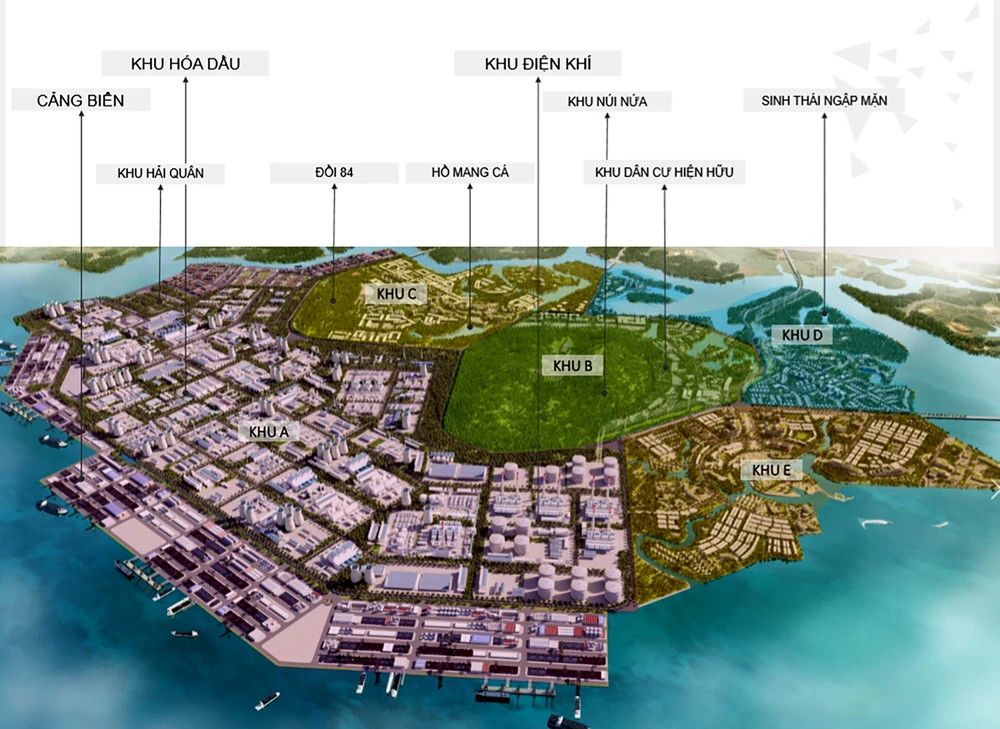 Bà Rịa – Vũng Tàu: Đưa khu đất 43ha để đấu thầu thực hiện dự án Nhà máy nhiệt điện LNG Long Sơn