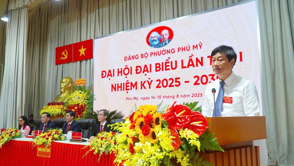 Chủ tịch HĐND Thành phố Võ Văn Minh: Phường Phú Mỹ phát huy lợi thế vị trí 'cửa ngõ', khu công nghiệp, đô thị cảng biển, logistics