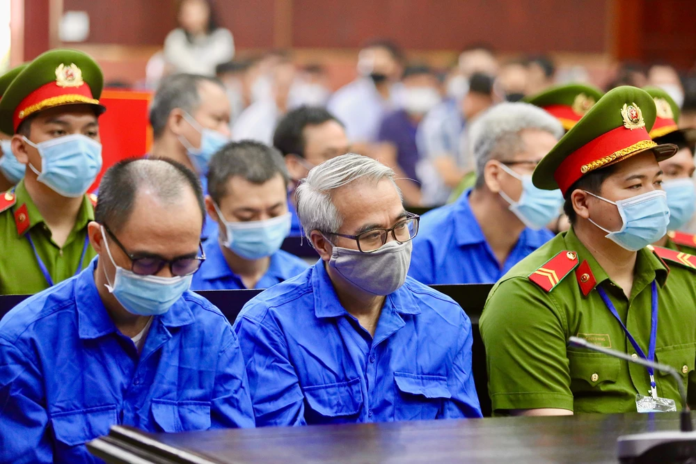 Cựu cục trưởng Cục đăng kiểm Đặng Việt Hà tại phiên tòa.