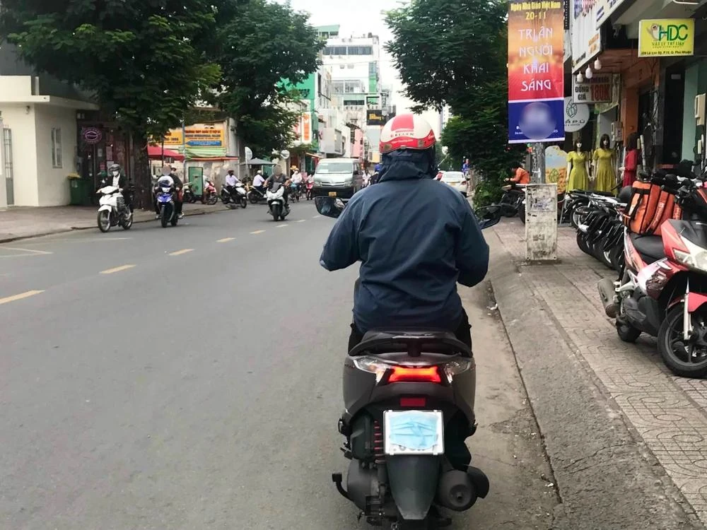 Hành vi che biển số xe để tránh phạt nguội