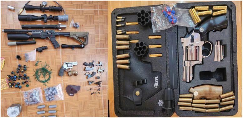 Phát hiện nhiều súng, đạn và vật liệu nổ trong phòng trọ ở Đà Lạt