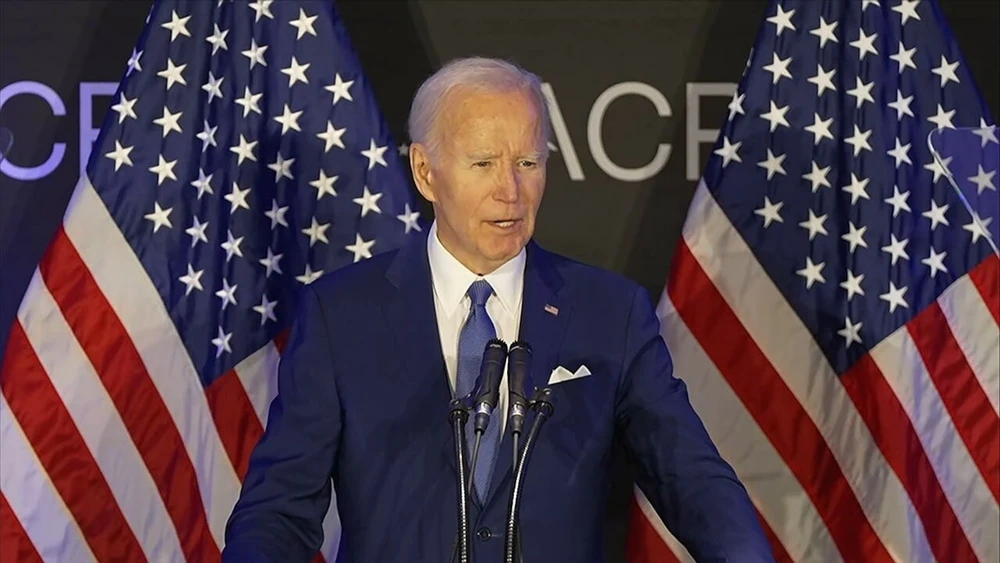 Ông Biden có bài phát biểu đầu tiên kể từ khi rời Nhà Trắng