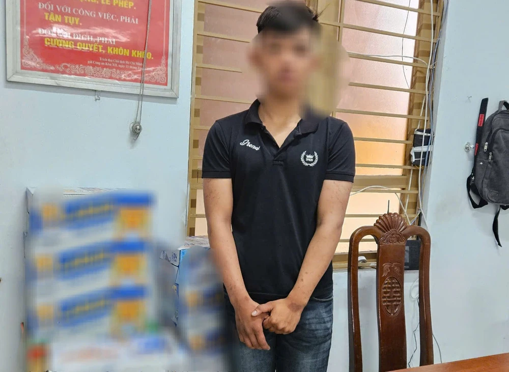 Công an nhanh chóng xác định làm rõ 2 thanh niên đã thực hiện vụ đột nhập trộm 20 thùng bia.