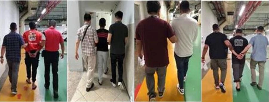 Hình ảnh vụ bắt giữ do Cục Điều tra tội phạm thương mại thuộc cảnh sát hoàng gia Malaysia cung cấp. Ảnh: Phòng Cảnh sát điều tra tội phạm về thương mại/CNA