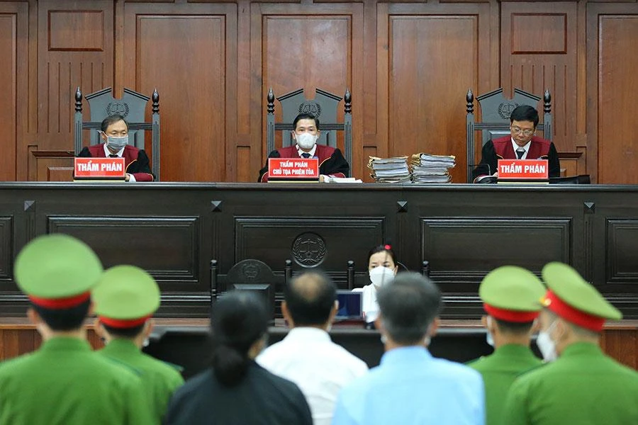 Một phiên tòa ở TAND Cấp cao tại TP.HCM. Ảnh minh họa: HOÀNG GIANG