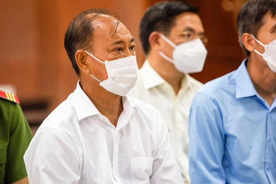 Ông Lê Tấn Hùng với vai trò chủ mưu xuyên suốt vụ án được VKS đề nghị giảm án. Ảnh: NGUYỆT NHI